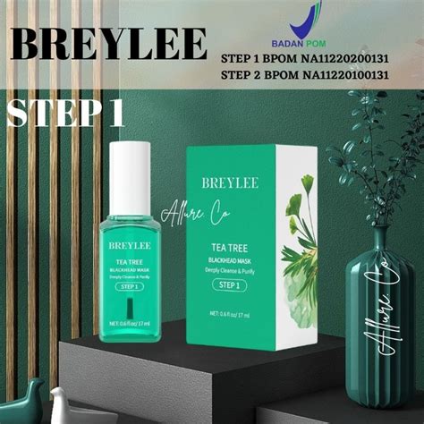 Jual BREYLEE BLACKHEAD MASK BPOM STEP 1 STEP 2 PEEL OFF MASK