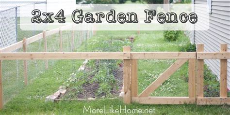 More Like Home 2x4 Garden Fence