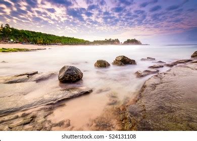 Beautiful Sunrise Klayar Beach Pacitan Indonesia Stock Photo 524131108 ...