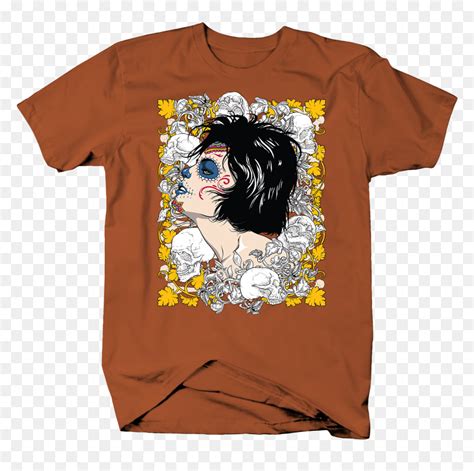 Sexy Sugar Skull Woman Day Of The Dead Dia De Los Muertos T Shirt Hd