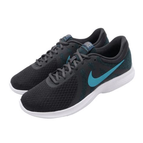 Nike Revolution 4 Off Noir Light Current Blue - KicksOnFire.com