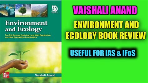 ENVIRONMENT AND ECOLOGY BOOK BY VAISHALI ANAND BOOK REVIEW BEST FOR