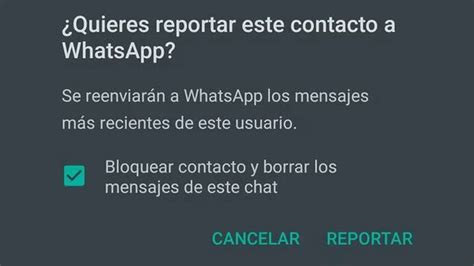 Whatsapp Cuál Es La Diferencia Entre Bloquear Y Reportar A Un Contacto