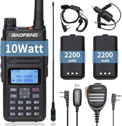 Ham Radio Baofeng BF H6 10W Radio Bidireccional De Alta Potencia De