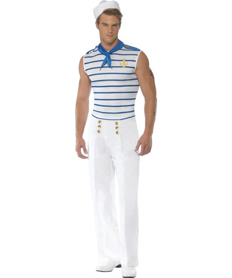 Déguisement marin sexy homme Costume uniforme pas cher Soirée à thème