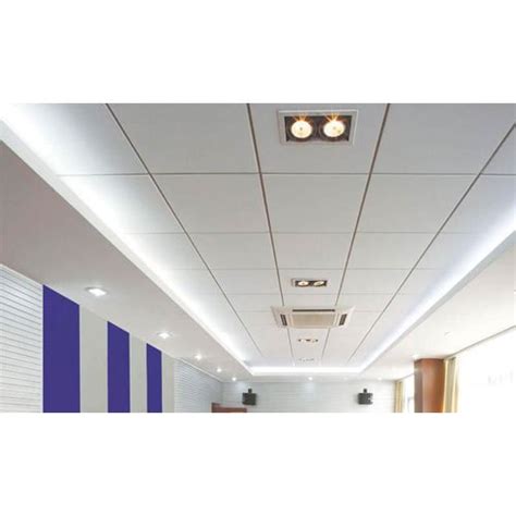 Color Coated Armstrong Fiber False Ceiling Features Waterproof