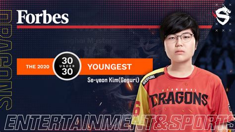 Overwatch League Geguri Honored As One Of Forbes Asia Under For