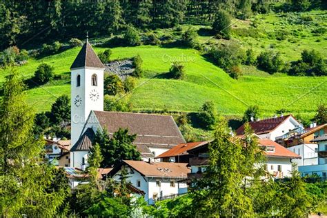 Church at Graun im Vinschgau or | High-Quality Nature Stock Photos ...