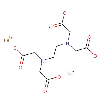 15708 41 5 乙二胺四乙酸铁钠 cas号15708 41 5分子式结构式MSDS熔点沸点