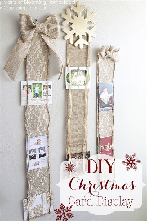 DIY Christmas Card Display - Capturing Joy with Kristen Duke