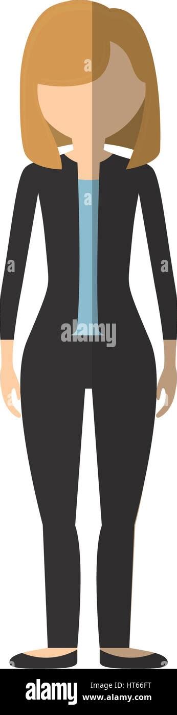 Character Woman Faceless Image Stock Vector Image Art Alamy