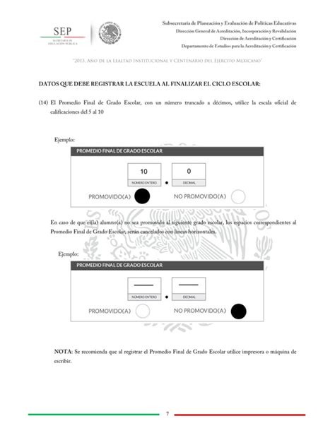 Instructivo De Llenado Del Reporte De Evaluacion Pdf