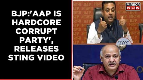 Bjp Releases Sting Operation Video Against Aap Stung By Bjp Says