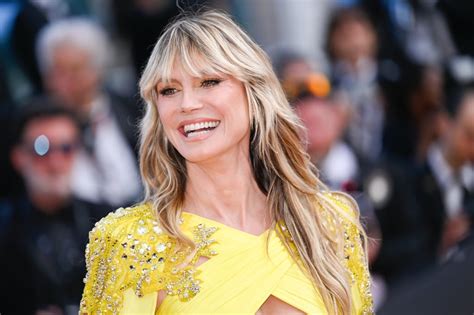 Heidi Klums Yellow Cutout Gown At Cannes Film Festival 2023 Popsugar