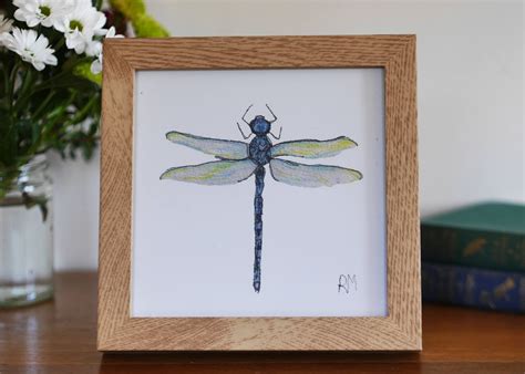 Framed Dragonfly Print Etsy Dragonfly Frame Dragonfly Prints Frame