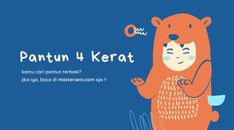 pantun 4 kerat – Master Seni