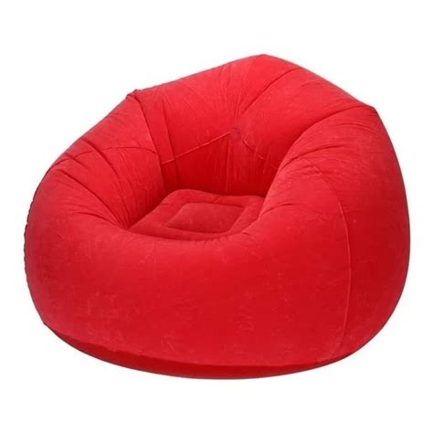 Generico Sill N Inflable Puff Tumbona Reposa Rojo Falabella