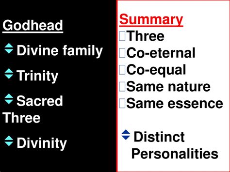 Ppt Understanding The Godhead The Divine Trinity Explained