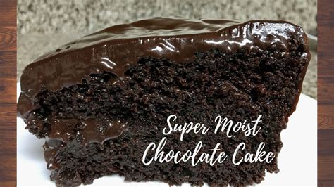 How To Make Rich And Super Moist Chocolate Cake Recipe Homemade Super Easy Chocolate Cake Youtube