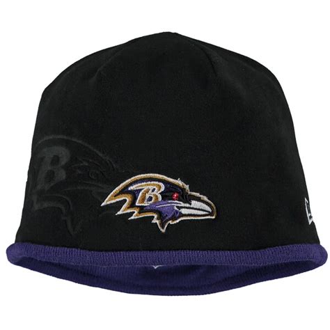 Baltimore Ravens New Era Youth Tech Knit Beanie Black