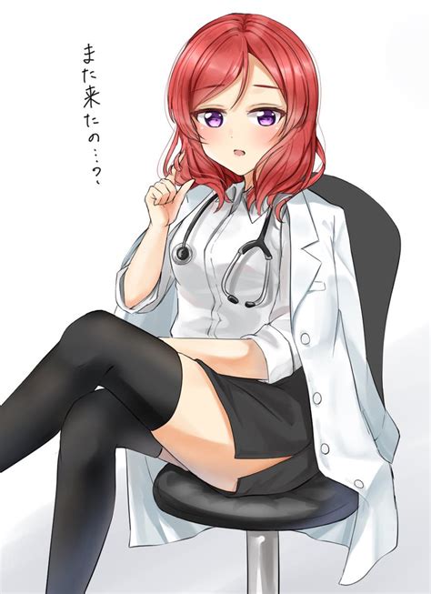 「西木野真姫先生に会う目的で通院してたら そして、あっという間にフォロワーさん」よしのんのイラスト