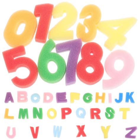 Eease Sponge Painting Kit Alphabet Numbers Paint Sponges Number Letter