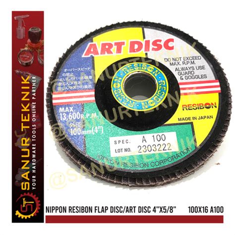 Jual Nippon Resibon Flap Disc Art Disc X Atau Inch X