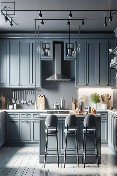 Best 40 Blue Gray Kitchen Cabinets Ideas In 2024 Blue Gray Kitchen