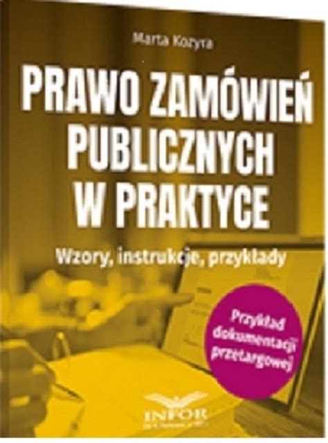 Prawo Zam Wie Publicznych W Praktyce Kozyra Marta