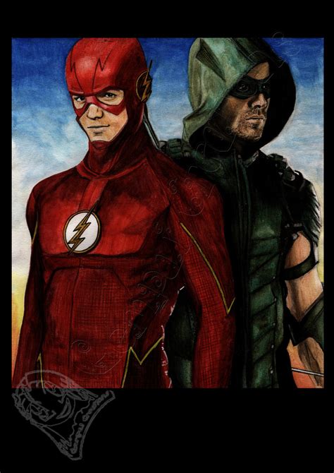 The Flash And The Green Arrow By Gempai Creations On Deviantart