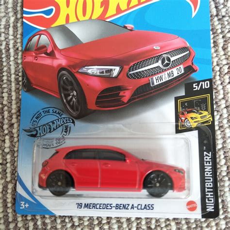 Hot Wheels Mercedes Benz A Class Red NightBurnerz Etsy