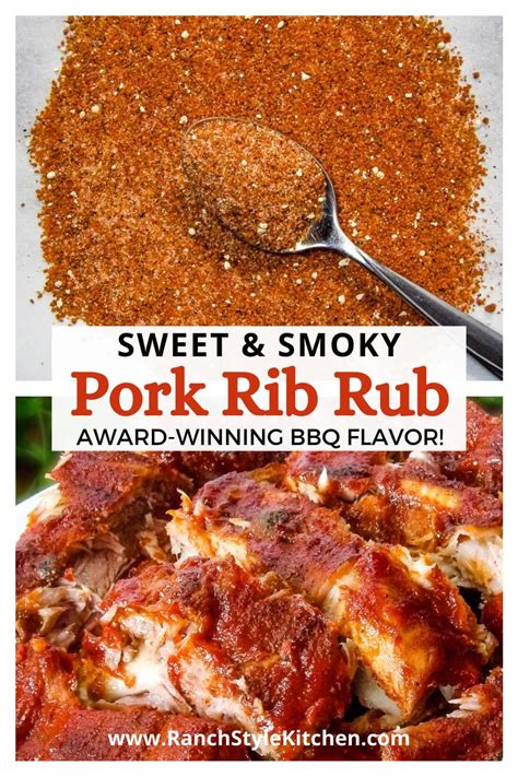 Sweet Dry Rub For Pork Ribs Pork Ribs Pork Rib Rub Recipe Pork Rib Recipes