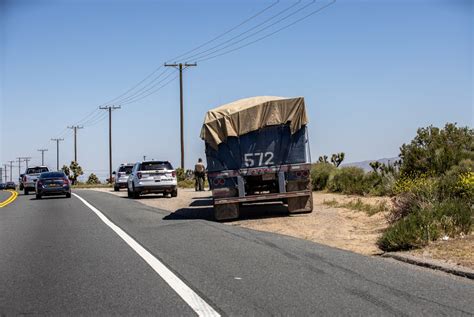 Motorcyclist Airlifted After Crash With A Semi On Highway 395 In