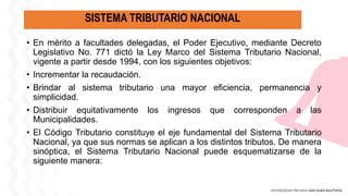 1 Sistema Tributario Nacional PPT