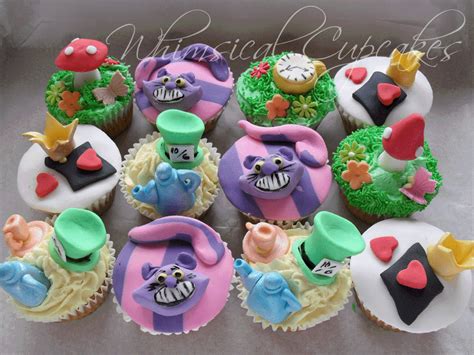 Alice In Wonderland Themed Cupcakes