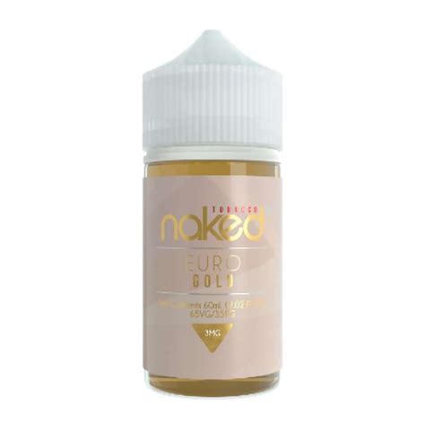 Liquido Naked 100 Euro Gold 3mg 60ml Sampa Vapor