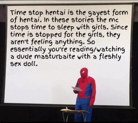 Time Stop Hentai Is The Gayest Form Of Hentai In These Stories The Mc Stops Time To Sleep With