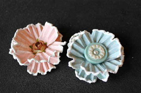 Ideas for Scrapbookers: Frosted Pion Flowers