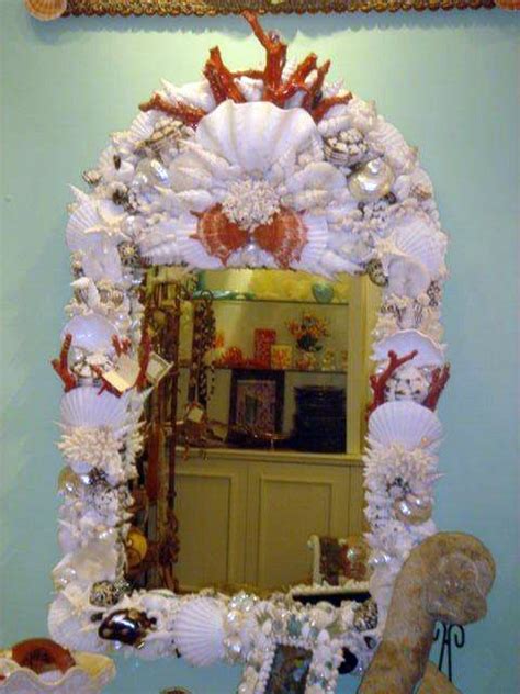 Mirrors And Lighting Christa S South Seashells Coastal Mirrors Sea