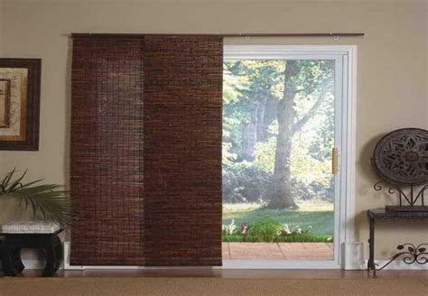 The Stunning Bamboo Window Shades Patio Door Window Treatments