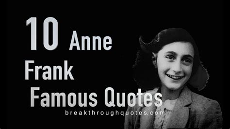 Anne Frank Famous Quotes Youtube