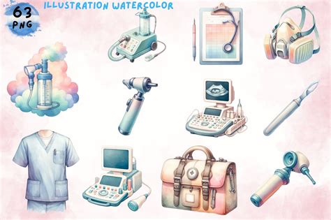 Cute Nurse And Doctor Clipart Medical Clipart Stickers Healthcare