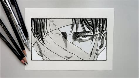 How To Draw Levi Ackerman Easy Attack On Titan Season 4 Part 2 Youtube