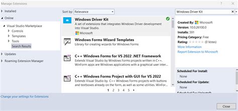 Installieren Des Wdk Mit Nuget Windows Drivers Microsoft Learn