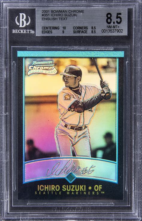 Lot Detail Bowman Chrome Refractor Ichiro Suzuki Rookie