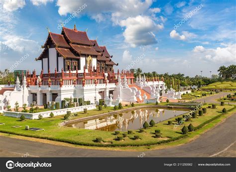 Royal Ratchaphruek Park Chiang Mai Thailand Summer Day Stock Photo by ...