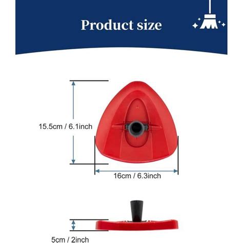 Lot De T Te De Rechange Pour Balai Rotatif Compatible Avec Vileda