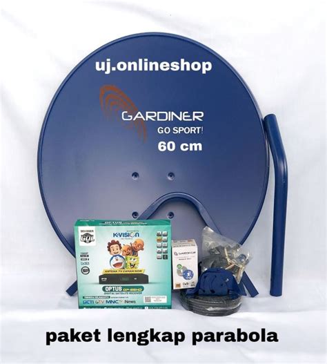 Parabola Mini Gardiner Cm Full Set Paket Receiver Optus Parabola