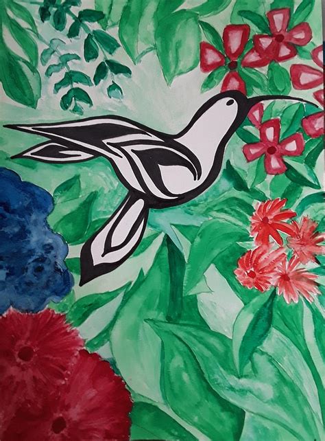 Hummingbird Heaven Painting by Sherry Crawford - Pixels