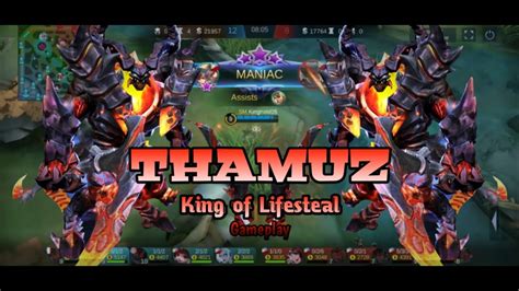 Thamuz Gameplay Mobile Legends Youtube